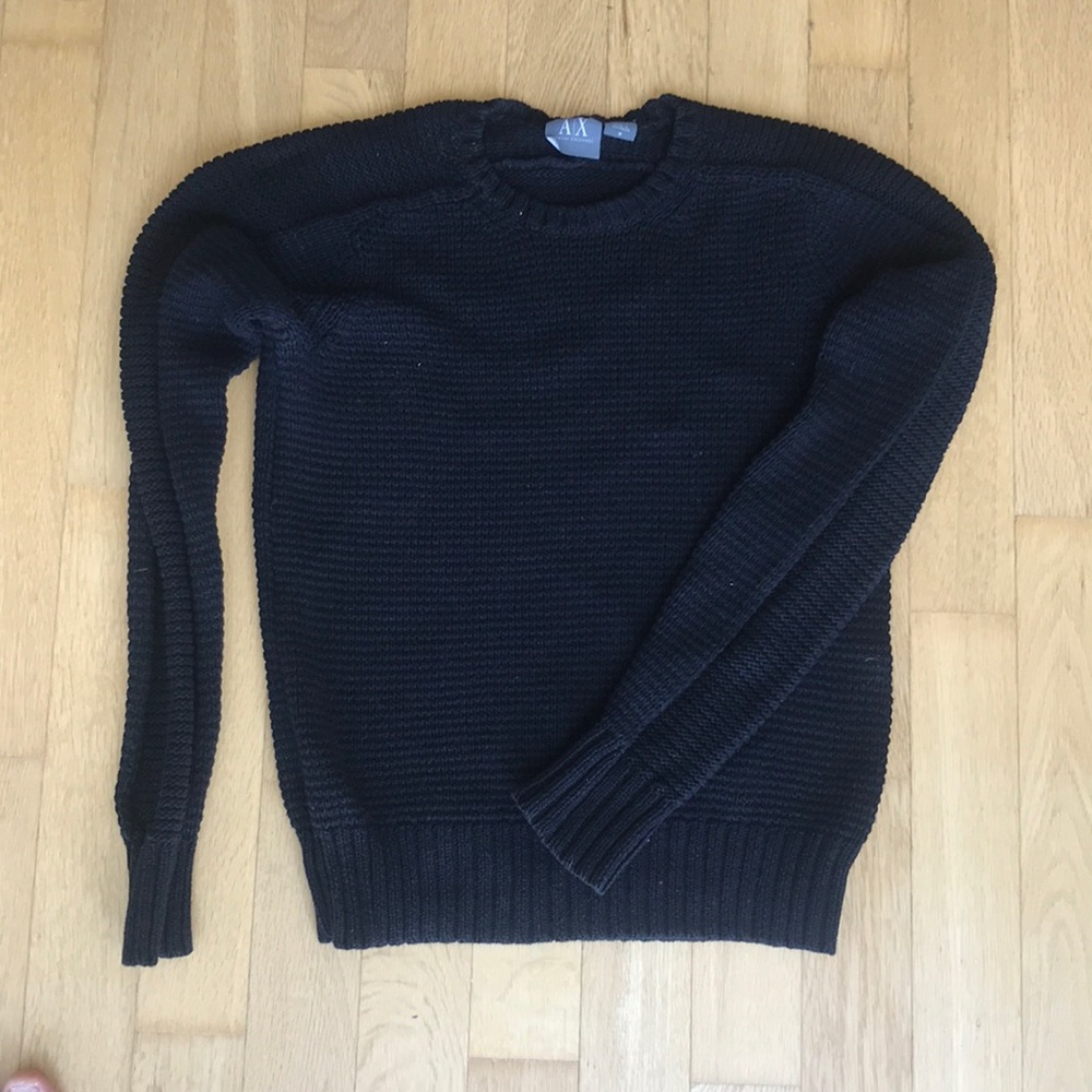 Armani exchange black sweater.